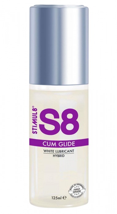 Гибридный лубрикант S8 Hybrid Cum Glide с консистенцией спермы - 125 мл. - Stimul8 - купить с доставкой в Муроме