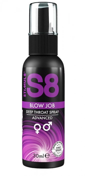 Лубрикант для орального секса S8 Deep Throat Spray - 30 мл. - Stimul8 - купить с доставкой в Муроме