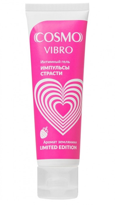 Возбуждающий гель на водно-силиконовой основе Cosmo Vibro с ароматом земляники - 50 гр. - Биоритм - купить с доставкой в Муроме