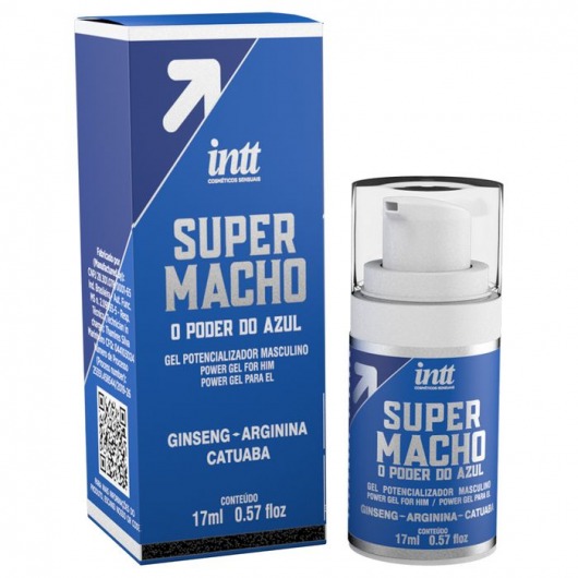 Мужской стимулирующий гель Super Macho - 17 мл. - INTT - купить с доставкой в Муроме