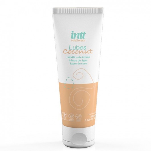 Лубрикант на водной основе Lubes Coconut с ароматом кокоса - 50 гр. - INTT - купить с доставкой в Муроме