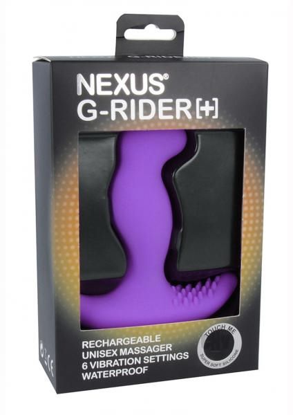 Фиолетовый вибромассажер простаты Nexus G-Rider+ - 12,6 см. - Nexus Range - в Муроме купить с доставкой