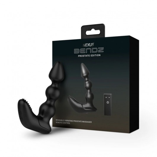 Черный вибростимулятор Nexus Bendz Prostate Edition - 14,1 см. - Nexus Range - в Муроме купить с доставкой