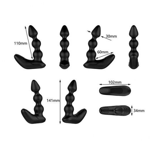 Черный вибростимулятор Nexus Bendz Prostate Edition - 14,1 см. - Nexus Range - в Муроме купить с доставкой