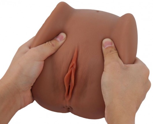 Мастурбатор Black Beauty - вагина и анус - S-HANDE - в Муроме купить с доставкой