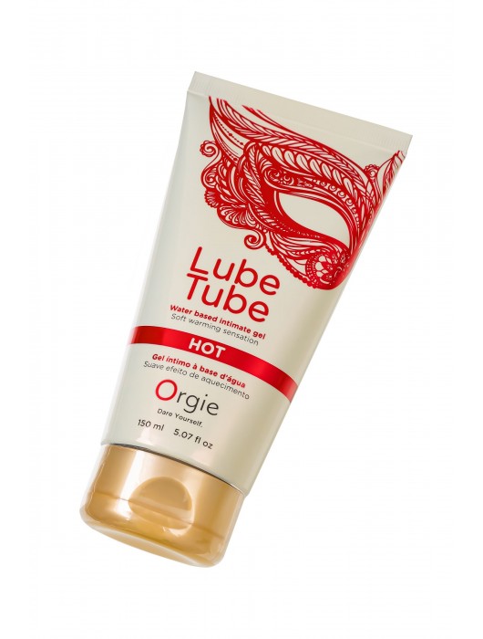 Интимный гель на водной основе Lube Tube Hot с разогревающим эффектом - 150 мл. - ORGIE - купить с доставкой в Муроме