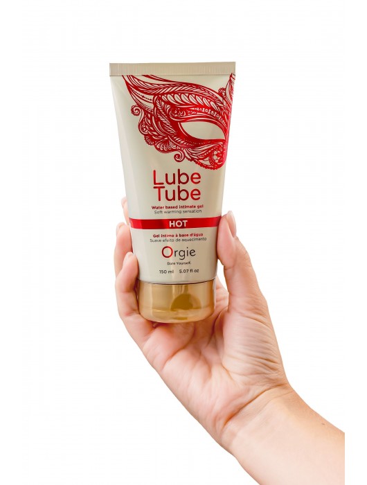 Интимный гель на водной основе Lube Tube Hot с разогревающим эффектом - 150 мл. - ORGIE - купить с доставкой в Муроме