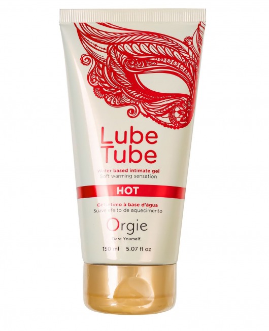 Интимный гель на водной основе Lube Tube Hot с разогревающим эффектом - 150 мл. - ORGIE - купить с доставкой в Муроме
