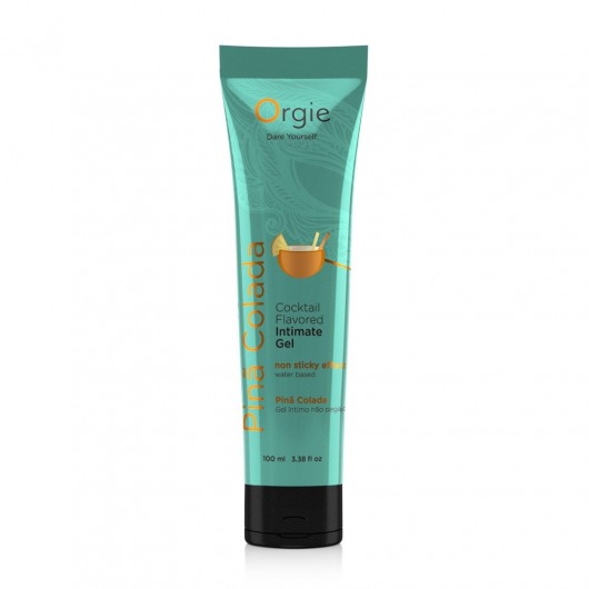 Съедобный интимный гель Orgie Lube Tube Cocktail Pina Colada - 100 мл. - ORGIE - купить с доставкой в Муроме