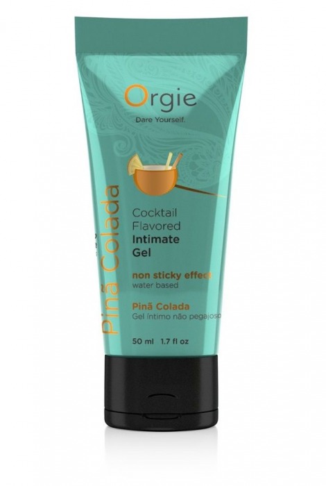 Съедобный интимный гель Orgie Lube Tube Cocktail Pina Colada - 50 мл. - ORGIE - купить с доставкой в Муроме