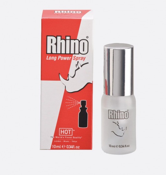 Пролонгирующий спрей для мужчин Rhino - 10 мл. - HOT - купить с доставкой в Муроме