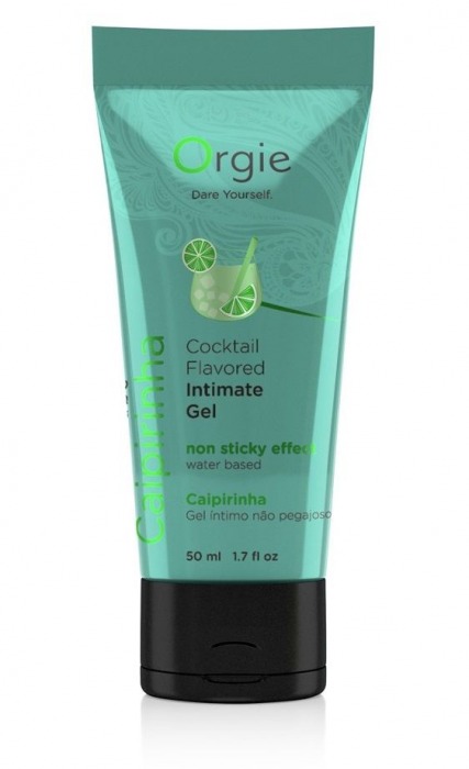 Съедобный интимный гель Orgie Lube Tube Cocktail Caipirinha - 50 мл. - ORGIE - купить с доставкой в Муроме
