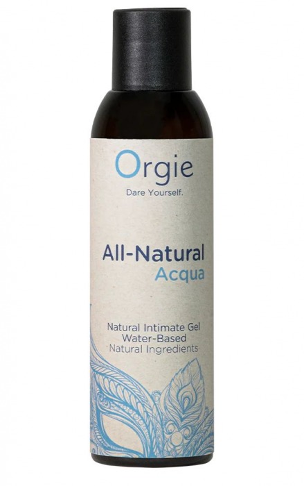 Интимный гель на водной основе Orgie All-Natural Acqua - 150 мл. - ORGIE - купить с доставкой в Муроме
