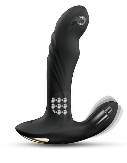Черный вибромассажер простаты Multi P-Joy с 3 моторами - Dorcel - в Муроме купить с доставкой