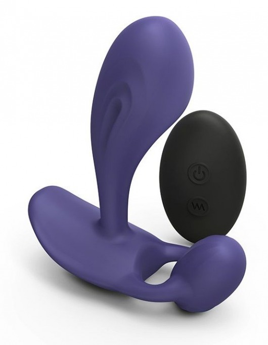 Темно-синий вибромассажер Witty P G Vibrator with Remote Control - Love to Love - в Муроме купить с доставкой