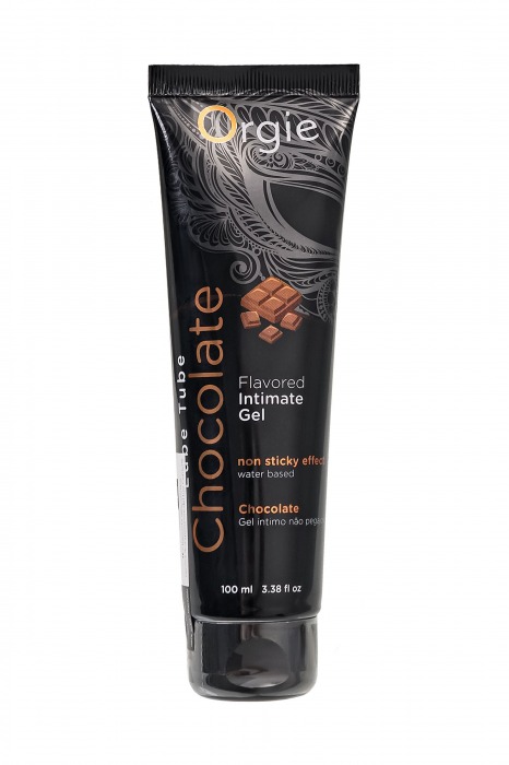 Интимный гель на водной основе Lube Tube Chocolate с шоколадным вкусом - 100 мл. - ORGIE - купить с доставкой в Муроме