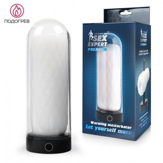 Оригинальный мастурбатор в колбе с нагревом - Sex Expert - в Муроме купить с доставкой