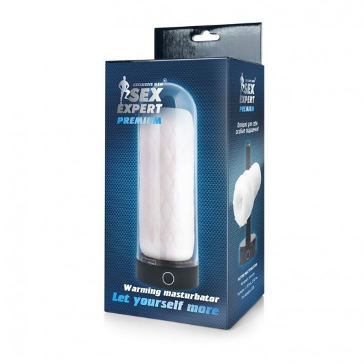 Оригинальный мастурбатор в колбе с нагревом - Sex Expert - в Муроме купить с доставкой
