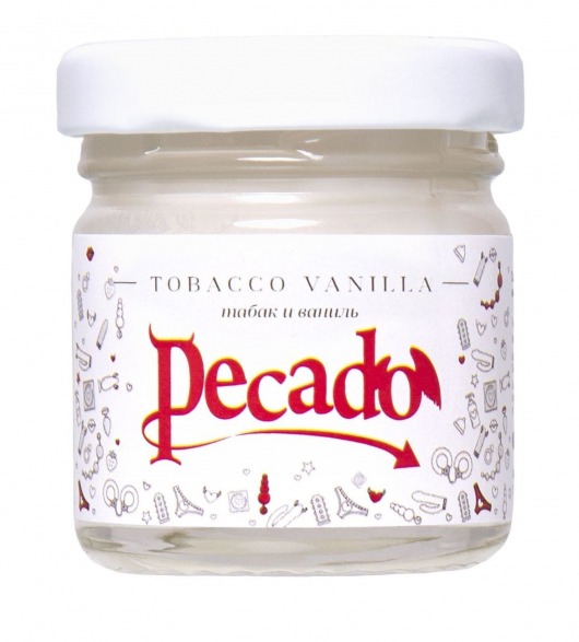 Массажная свеча Tobacco Vanilla - 35 мл. - Pecado - купить с доставкой в Муроме