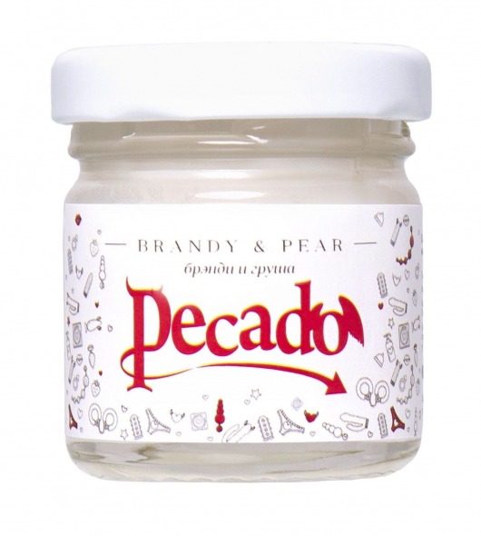 Массажная свеча Brandy   Pear - 35 мл. - Pecado - купить с доставкой в Муроме