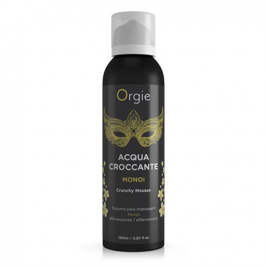 Хрустящая пенка для массажа Orgie Acqua Croccante Monoi с ароматом моной - 150 мл. - ORGIE - купить с доставкой в Муроме