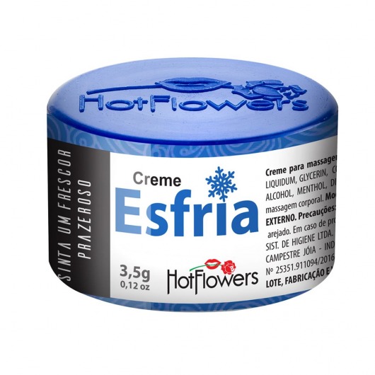 Возбуждающий крем Esfria с охлаждающим эффектом - 3,5 гр. - HotFlowers - купить с доставкой в Муроме