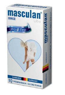Ультратонкие презервативы Masculan Ultra Fine с обильной смазкой - 10 шт. - Masculan - купить с доставкой в Муроме