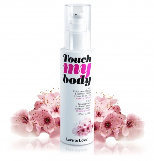 Силиконовый лубрикант 2-в-1 Touch My Body с ароматом вишнёвого цвета - 100 мл. - Love to Love - купить с доставкой в Муроме