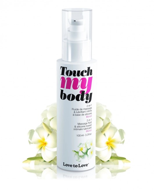 Силиконовый лубрикант 2-в-1 Touch My Body с ароматом моной - 100 мл. - Love to Love - купить с доставкой в Муроме