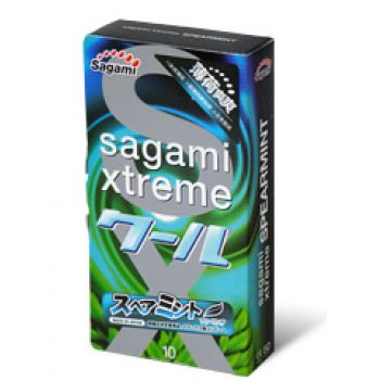Презервативы Sagami Xtreme Mint с ароматом мяты - 10 шт. - Sagami - купить с доставкой в Муроме