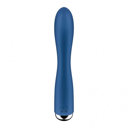 Синий вибратор-кролик с ротацией Spinning Rabbit 1 - 20 см. - Satisfyer