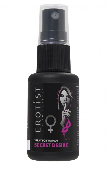 Возбуждающий спрей для женщин Erotist Secret Desire - 30 мл. - Erotist Libido Booster - купить с доставкой в Муроме
