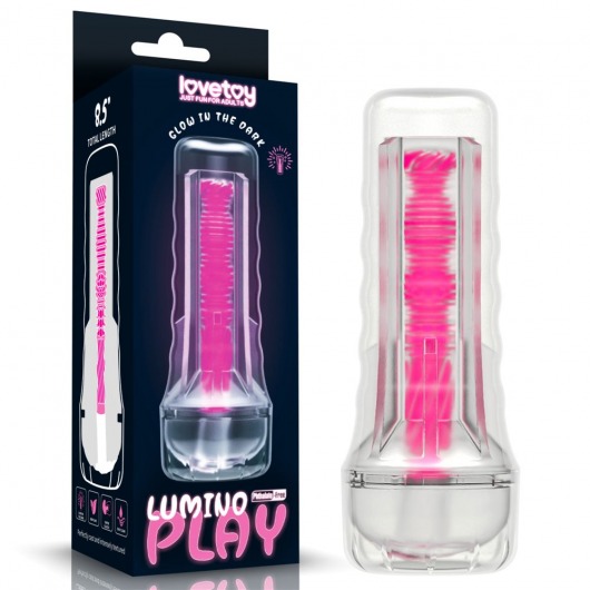 Светящийся в темноте мастурбатор 8.5 Lumino Play Masturbator - Lovetoy - в Муроме купить с доставкой
