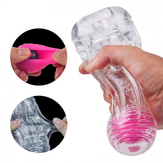 Прозрачный вибромастурбатор Space Capsule-RСT - S-HANDE - в Муроме купить с доставкой