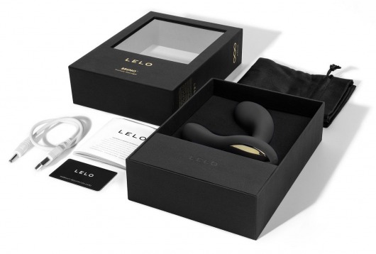 Чёрный перезаряжаемый стимулятор простаты Bruno Black - Lelo - в Муроме купить с доставкой