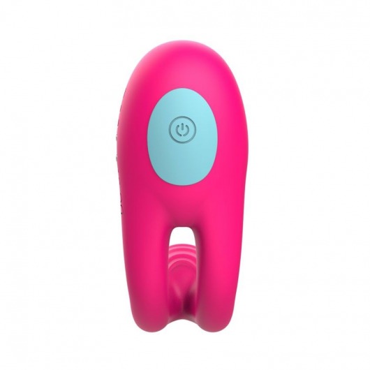 Розовое виброкольцо с пультом ДУ - I-MOON - в Муроме купить с доставкой