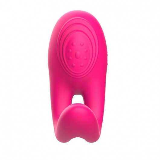 Розовое виброкольцо с пультом ДУ - I-MOON - в Муроме купить с доставкой