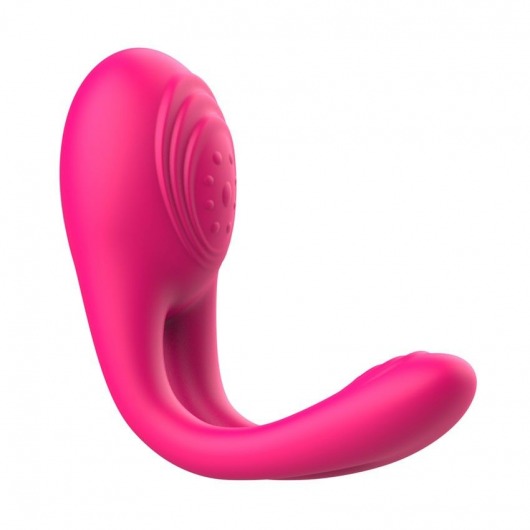 Розовое виброкольцо с пультом ДУ - I-MOON - в Муроме купить с доставкой