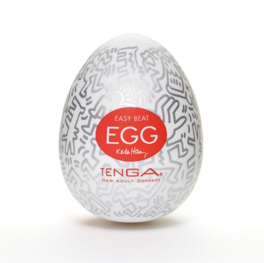 Мастурбатор-яйцо Keith Haring EGG PARTY - Tenga - в Муроме купить с доставкой