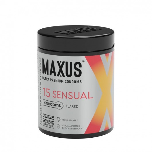 Анатомические презервативы MAXUS Sensual - 15 шт. - Maxus - купить с доставкой в Муроме