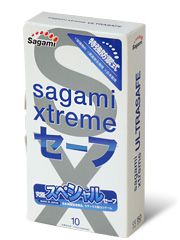 Презервативы Sagami Xtreme Ultrasafe с двойным количеством смазки - 10 шт. - Sagami - купить с доставкой в Муроме