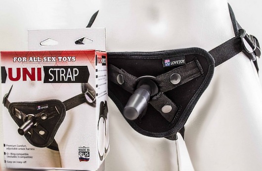Универсальные трусики Harness UNI strap с корсетом - LOVETOY (А-Полимер) - купить с доставкой в Муроме