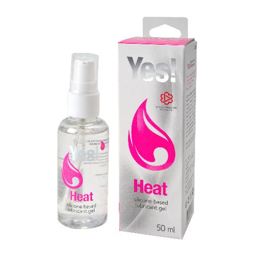 Возбуждающая силиконовая вагинальная смазка Yes Heat - 50 мл. - Sitabella - купить с доставкой в Муроме
