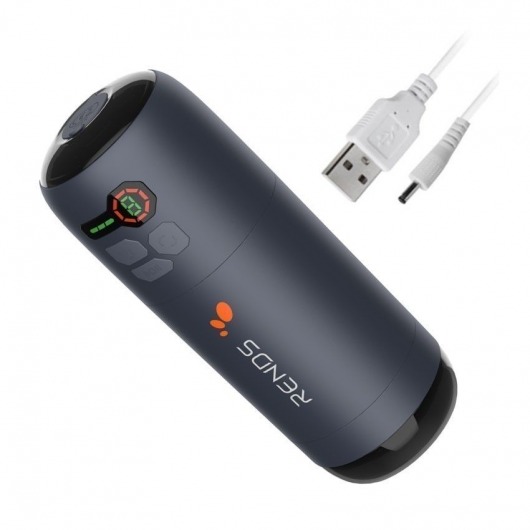 Черный вибромастурбатор Back To The Future - Rends - в Муроме купить с доставкой