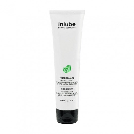 Водный лубрикант Nuei Inlube с алоэ вера и ароматом мяты - 100 мл. - Nuei cosmetics - купить с доставкой в Муроме