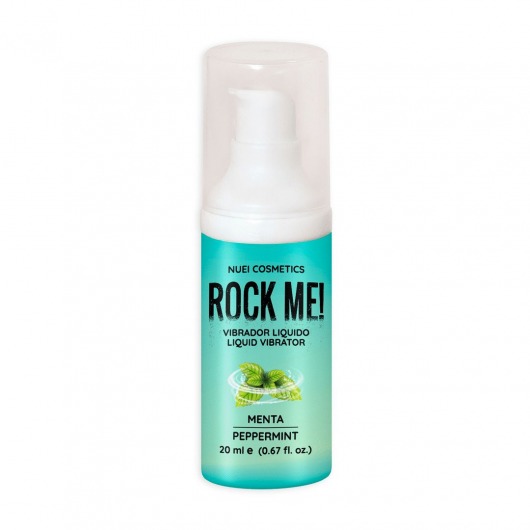 Жидкий вибратор Nuei Rock Me! с ароматом мяты - 20 мл. - Nuei cosmetics - купить с доставкой в Муроме