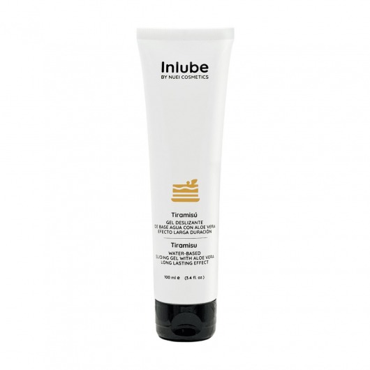 Водный лубрикант Nuei Inlube с алоэ вера и ароматом тирамису - 100 мл. - Nuei cosmetics - купить с доставкой в Муроме