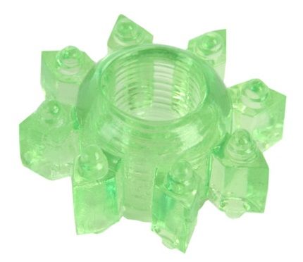 Зеленое эрекционное кольцо-звезда - Toyfa Basic - в Муроме купить с доставкой