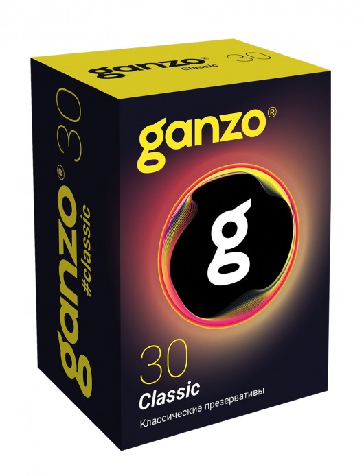 Классические презервативы с обильной смазкой Ganzo Classic - 30 шт. - Ganzo - купить с доставкой в Муроме