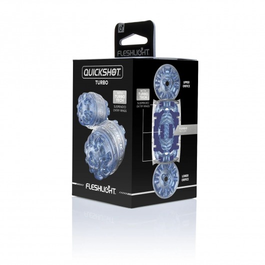 Мастурбатор Fleshlight Quickshot Turbo Blue Ice - Fleshlight - в Муроме купить с доставкой